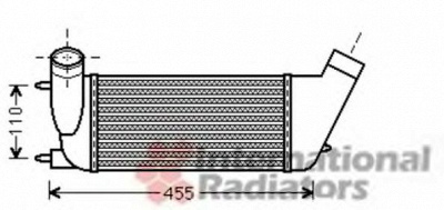 VAN WEZEL 40004347 -  Интеркулер